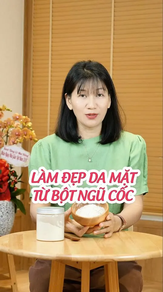 ĐẮP MẶT BẰNG BỘT NGŨ CỐC – PHƯƠNG PHÁP CHĂM SÓC DA VÀ CHỐNG CHẢY XỆ TỰ NHIÊN