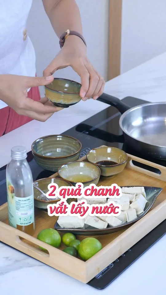 Đậu hũ sốt chanh – Món chay đơn giản mà ngon bất ngờ