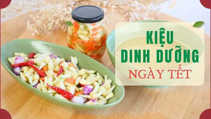 Kiệu dinh dưỡng cho ngày Tết