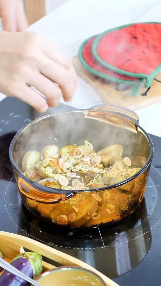 MÓN CHAY - Cà tím xào sả ớt dinh dưỡng