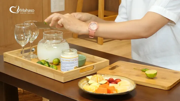 Tinh Gừng Tươi + Tắc + Mật Hoa Thốt Nốt - Món nước dinh dưỡng cho ngày Tết