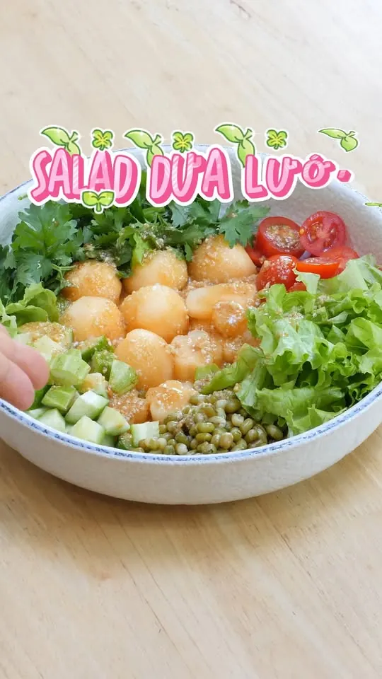 TUẦN LỄ LÀM SẠCH MẠCH MÁU | Thứ 4 - Salad dưa lưới